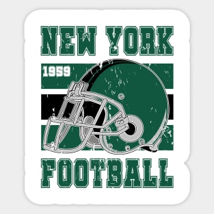 New York Retro Football II Sticker